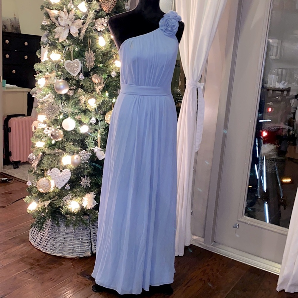 After Six Baby blue evening gown formal bridesmaid gala long dress Cloudy-N14 2​